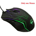 Mouse Óptico Gamer  FORKA Silent Click USB Wired  6 Botões 3200DPI